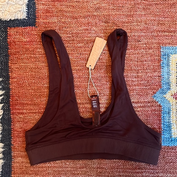 NWT SKIMS Sleep Bralette in Cocoa - XS - Picture 2 of 5